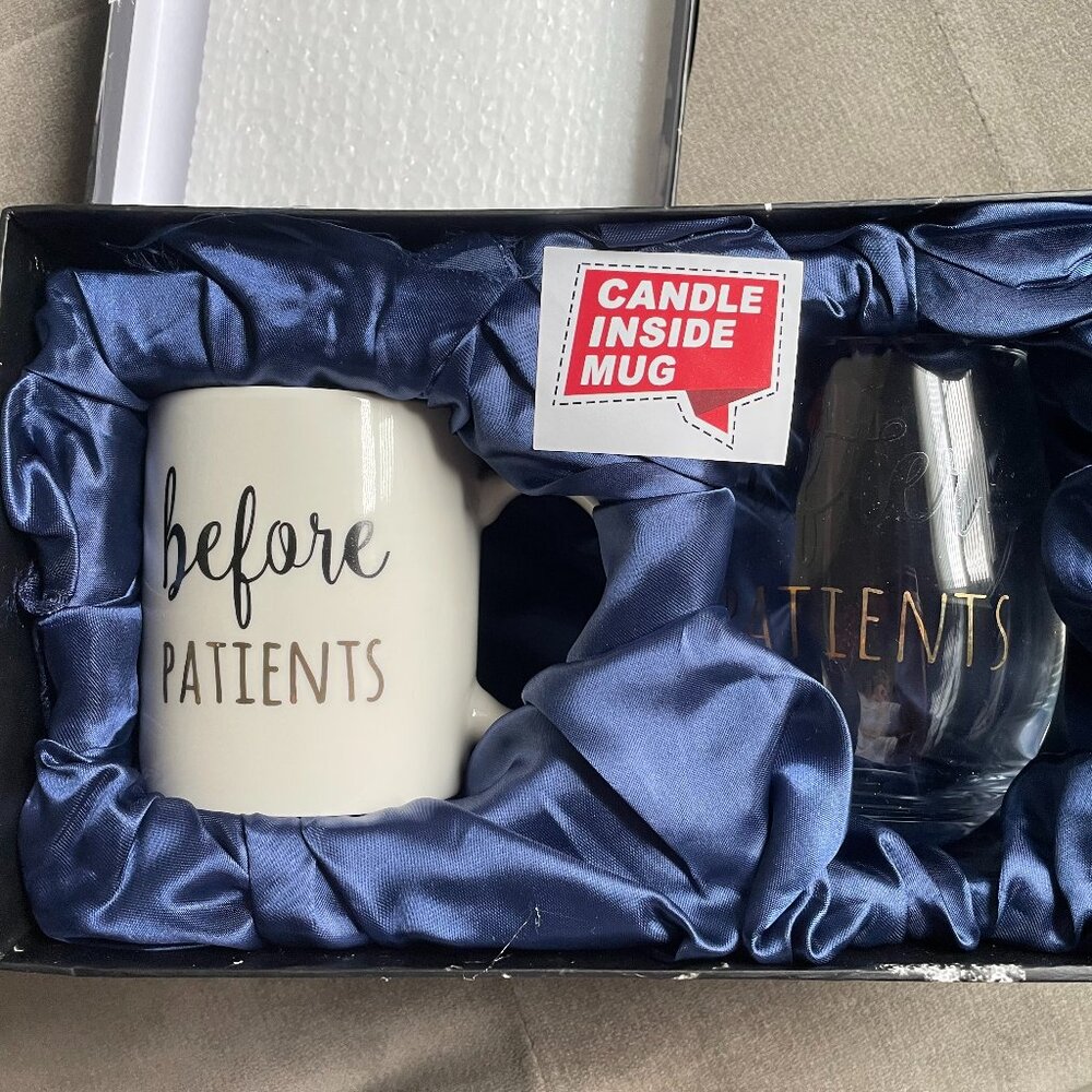 Before Patients Mug/AfterPatients Wine Glass Set